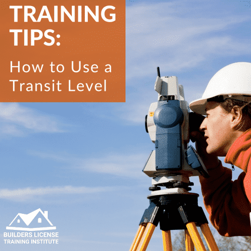 Training Tips: How to Use a Transit Level