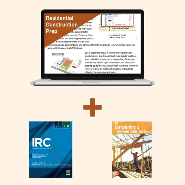 Product Image LA Residential Construction Contractor Exam Prep and Book Package (1)